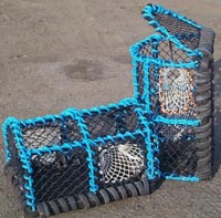 sea fishing gear, lobster creels, crab creels, McDougalls Marine Services  Scotland UK